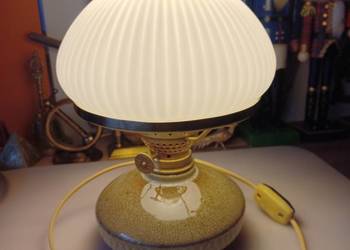 Lampa stołowa PRL, Wałbrzych.