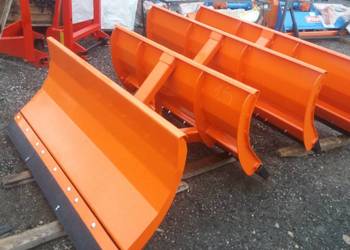 pług do śniegu śnieżny prosty 4mm blacha 40mm guma NOWY
