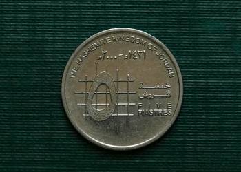 JORDANIA - 5 piastrów, 2000r.