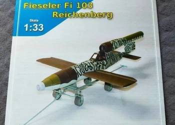 Model kartonowy EXTRA MODEL Fieseler Fi 103 Reichenberg 1:33