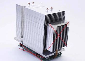 2x Radiator Chłodzenie Procesora Apple G5 CPU