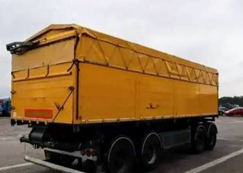 Przyczepa wywrotka z wydmuchem do zboza pellet paszy sruty