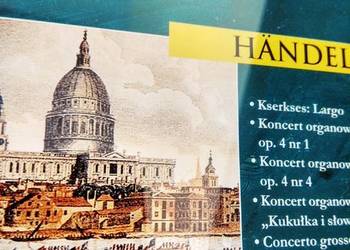 Handel muzyka Konceet organowy