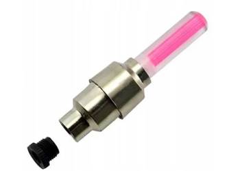 Lampka do koła do motocykla na rower latarka lampa żarówka 2 SZT RÓŻ LED