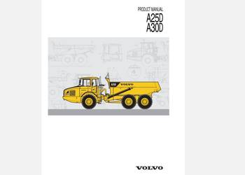 Volvo A25D A30D wozidło instrukcja obsługi DTR PL