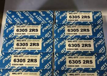 Łożyska 6305 2rs NKL CZECHY zestaw 10 sztuk