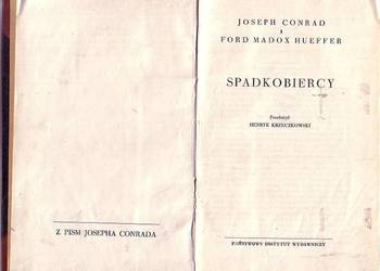 (0625) SPADKOBIERCY – JOSEPH CONRAD i FORD MADOX HUEFFER