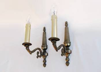 ~* 2 kinkiety  mosiądz antyk * ~