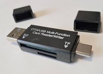 Uniwersalny czytnik kart pamięci SD i micro sd /TF na USB oraz USB-C