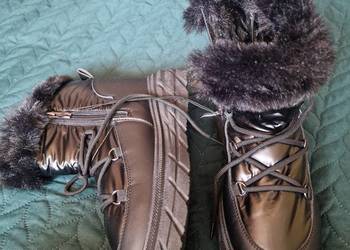 NOWE Buty ocieplane, zimowe Lee Cooper, rozm 39, czarne,futerko,ciepłe