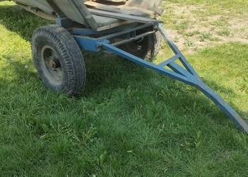 Wóz ciągnikowy solidny na kołach 20"