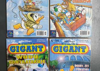 Komiks Gigant - tom 2,3,7,11/1999 - czwarta seria