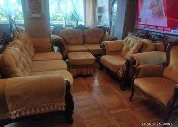 olbrzymi komplet wypoczynkowy glamour