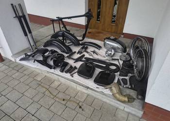 Jawa 175 model 356 cała na części zbiornik przód osłona łańcucha