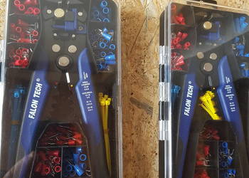FALON TECH Ściągacz izolacji + konektory 260 el