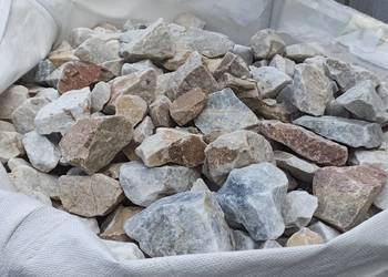 Kamień do Gabionu Marmurowy 60-100 Gabion Jasny Bazalt Kora Ogrodzenie