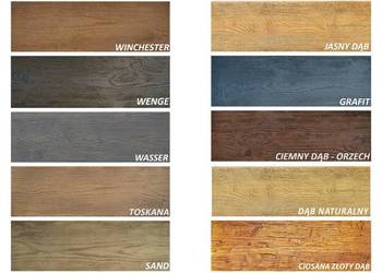 Próbki Deski Elewacyjnej Imitacja Drewna 13szt