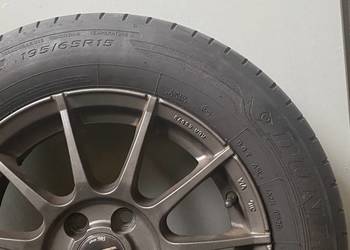 felgi Dunlop grafitowe R15 5x100 + opony letnie