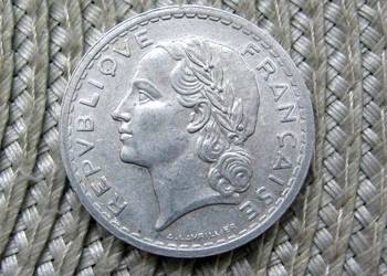 Francja 5 Frank 1945r