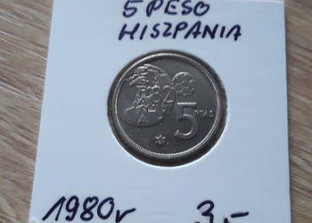 5 Peset Hiszpania 1980 r