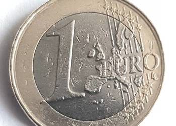1€ Belgia, 2002r.Całkiem sporo destruktów jak na jedną monet