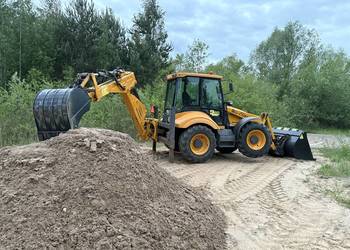 Usługi koparko ładowarka , wywrotka , ziemia , żwir, czarnoziem