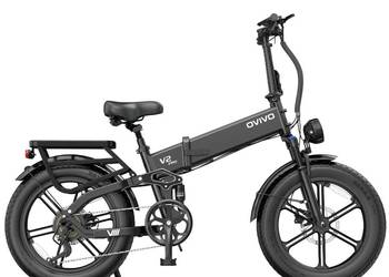Rower elektryczny OVIVO V2 PRO 2.0 czarny Raty | FV/Paragon