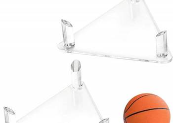 STOJAK NA PIŁKĘ NOŻNĄ PRZEZROCZYSTA PODSTAWA X2