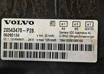 20543470-P28 Licznik ZEGAR VOLVO VDO FH FM