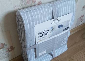 NOWA Narzuta na łóżko kapa 200 x 220 POPIEL Wysyłam