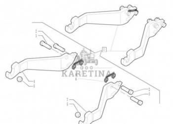 New Holland T6010 T6070 Cięgło dolne 87302186
