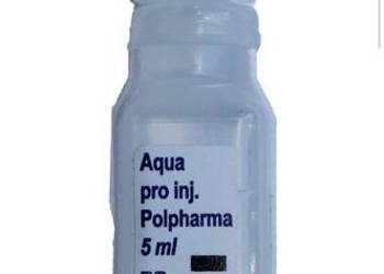 Woda do infekcji Aqua Pro Injection, woda bakteriostatyczna
