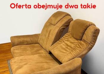 2 podwójne fotele kinowe z regulacją oparcia i wysuwanym siedziskiem