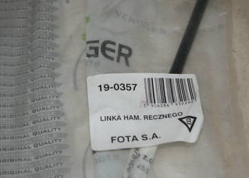 Linka hamulca ręcznego środek (2565mm/1045mm) VW PASSAT, SAN