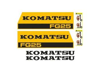 Naklejki oklejenie - KOMATSU FG25 Zamiennik