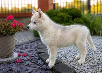 Siberian husky boy