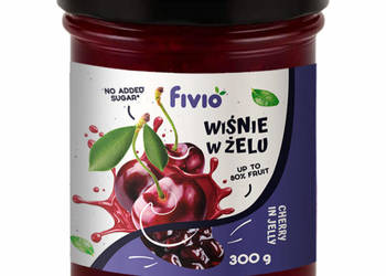 Owoce w żelu - wiśnia 300g