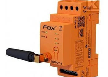 3-fazowy monitor zużycia energii Wi-Fi ENERGY 3 FOX F&F WI-MEF-