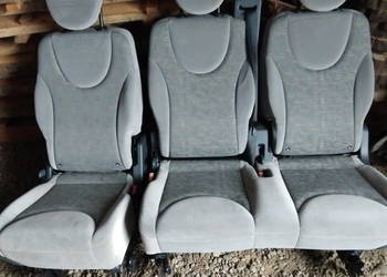 Fotele kanapa siedzenia 3 rząd Expert Scudo Jumpy II 06-16r