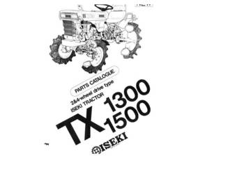 ISEKI TX 1300 TX 1500 katalog części j.ang
