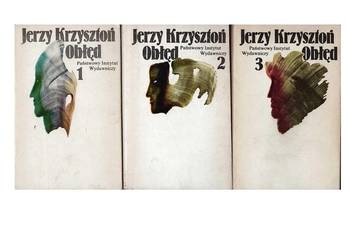Obłęd - Krzysztoń Jerzy 3 tomy