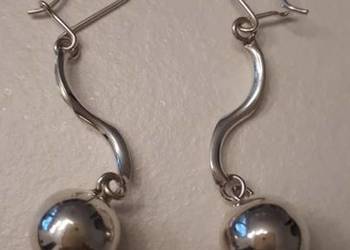 Kolczyki srebrne kulki