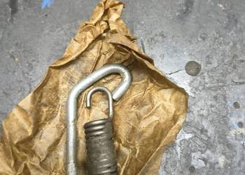 sprężyna+ haczyk stopki centralnej wsk 125 nowa PRL wysyłka