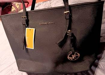 Czarna Torebka Damska Stylizowana na Michael Kors