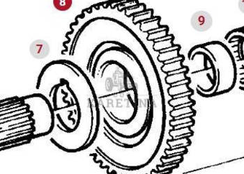 Fendt Favorit 514 Koło Zębate Walcowe CZĘŚCI 514100080081