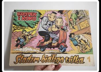 Kajtek i Koko - Śladem białego wilka - komiks 1989 rok