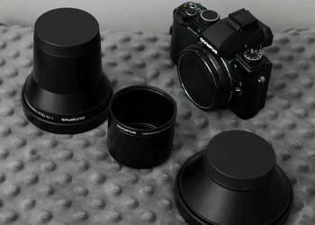 Konwerter optyczny TCON-17X i WCON-08X do aparatów Stylus 1/Stylus 1s