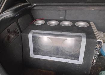 Tuba samochodowa z wzmacniaczem 1200w