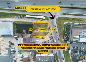 Sprzedaż działki Kraków 729m2