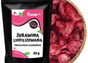 fivio Żurawina liofilizowana połówki 20 g fivio Up